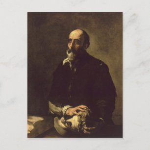 Portrait des Blinden Bildhauers, Gambazo 1632 Postkarte