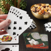 Portrait des Cat Armellino Spielkarten (In Situ)