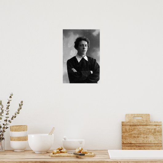 Portrait des Dichters Alexander Blok Poster (Küche)