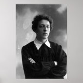 Portrait des Dichters Alexander Blok Poster (Vorne)