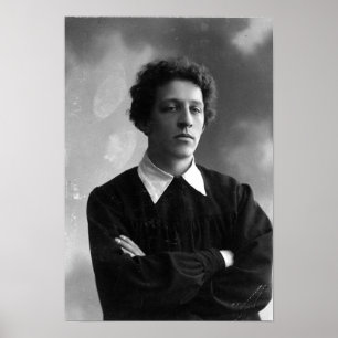 Portrait des Dichters Alexander Blok Poster