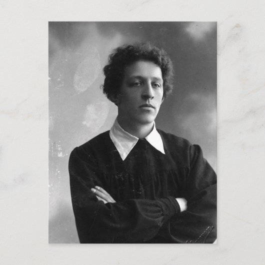 Portrait des Dichters Alexander Blok Postkarte (Vorderseite)