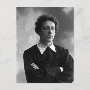 Portrait des Dichters Alexander Blok Postkarte