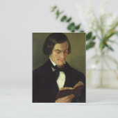 Portrait des Dichters Heinrich Heine 1842 Postkarte (Stehend Vorderseite)