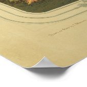 Portrait des französischen General Marquis de Lafa Poster (Ecke)