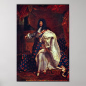 Portrait des französischen Königs Louis Xiv von Ri Poster (Vorne)