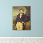 Portrait des französischen Zoologen Leinwanddruck (Insitu (Holzboden))