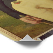 Portrait des französischen Zoologen Poster (Ecke)