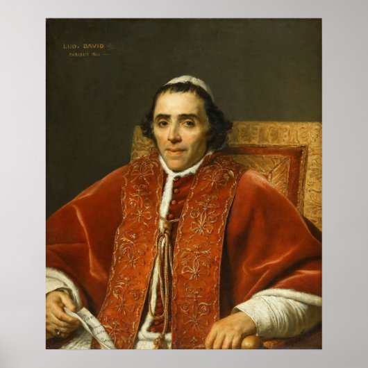 Portrait des Grafen Stanislas Potocki Poster (Vorne)
