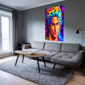 Portrait des griechischen Gottes Apollo | Art der  Poster