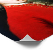 Portrait des großen Komponisten Mozart Poster (Ecke)