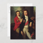 Portrait des Großfürsten Augusts von Oldenburg Postkarte (Vorne/Hinten)