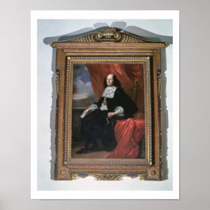 Portrait des Großherzogs Cosimo III (Öl auf Canv) Poster