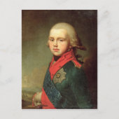 Portrait des Großherzogs Konstantin Pavlowitsch Postkarte (Vorderseite)