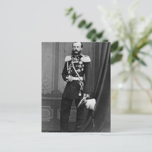 Portrait des Großherzogs Michael Nikolaevich Postkarte (Stehend Vorderseite)