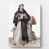 Portrait des Heiligen Bernard de Clairvaux Fotoplatte (Vorderseite)