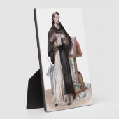 Portrait des Heiligen Bernard de Clairvaux Fotoplatte (Seite)