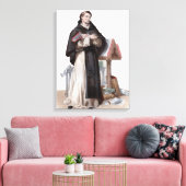 Portrait des Heiligen Bernard de Clairvaux Leinwanddruck (Insitu (Wohnzimmer))
