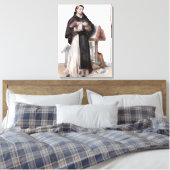 Portrait des Heiligen Bernard de Clairvaux Leinwanddruck (Insitu (Schlafzimmer))