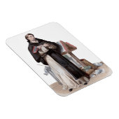 Portrait des Heiligen Bernard de Clairvaux Magnet (Rechte Seite)