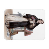 Portrait des Heiligen Bernard de Clairvaux Magnet (Horizontal)