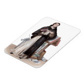 Portrait des Heiligen Bernard de Clairvaux Magnet (Linke Seite)