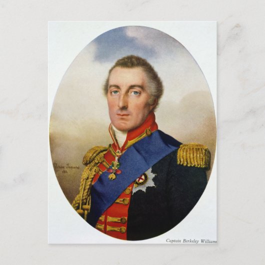 Portrait des Herzogs von Wellington Postkarte (Vorderseite)