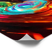 Portrait des hinduistischen Gottes Hanuman | Art d Poster (Ecke)