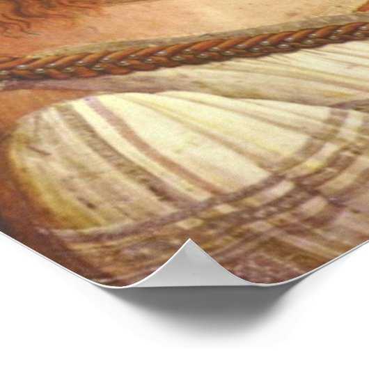 Portrait des jungen Simonetta Vespucci Poster (Ecke)