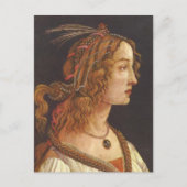 Portrait des jungen Simonetta Vespucci Postkarte (Vorderseite)