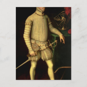 Portrait des Kaisers Maximilian II 1557 Postkarte