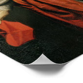 Portrait des Kardinals von Richelieu Poster (Ecke)