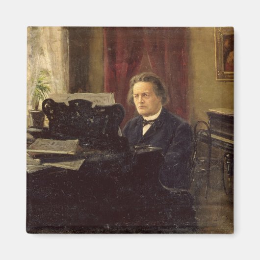 Portrait des Komponisten Anton Rubinstein Magnet (Vorne)