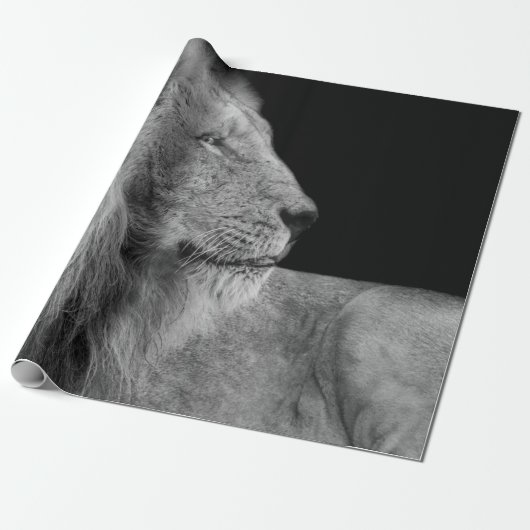 PORTRAIT DES KÖNIGS GESCHENKPAPIER (Ungerollt)