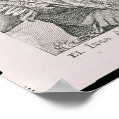 Portrait des letzten Inkahöpfers, Atahualpa Poster (Ecke)