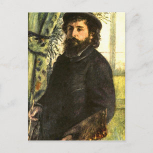 Portrait des Malers Claude Monet von Renoir Postkarte