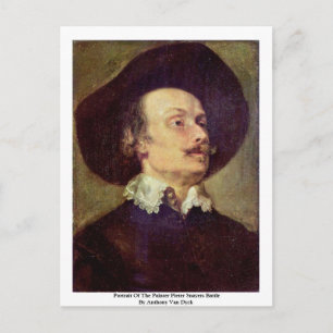 Portrait des Malers Pieter Snayers Battle Postkarte