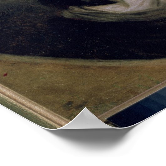 Portrait des Mathematikers Leonard Euler Poster (Ecke)