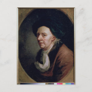 Portrait des Mathematikers Leonard Euler Postkarte