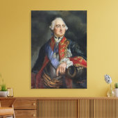 Portrait des Mathematikers Leonhard Euler Leinwanddruck (Insitu (Wohnzimmer))