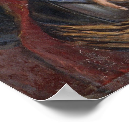 Portrait des Mathematikers Leonhard Euler Poster (Ecke)