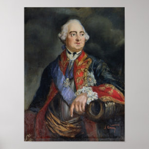 Portrait des Mathematikers Leonhard Euler Poster