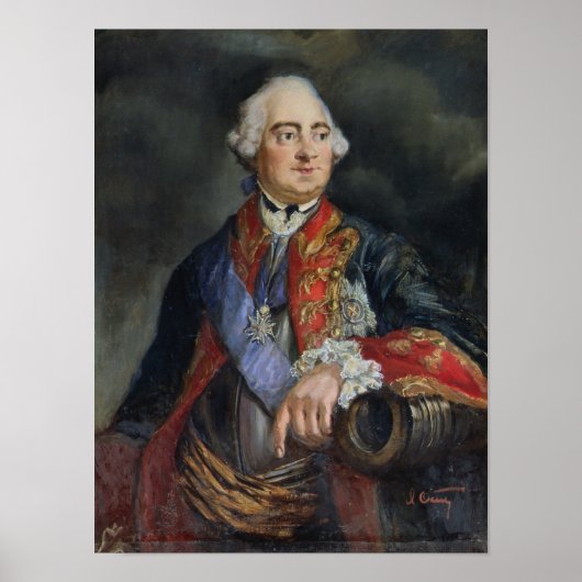 Portrait des Mathematikers Leonhard Euler Poster (Vorne)