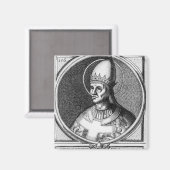 Portrait des Papstes Gregory VII Magnet (Vorderseite/Rückseite)