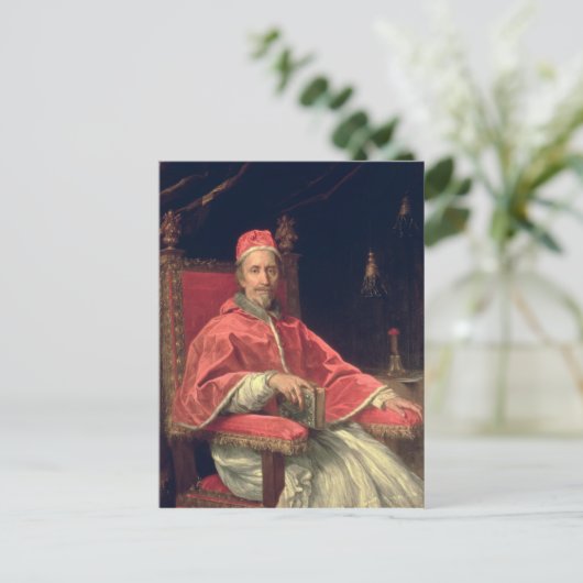 Portrait des Papstes IX Postkarte (Stehend Vorderseite)