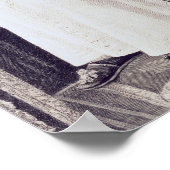 Portrait des Papstes Leo XIII Poster (Ecke)