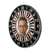 Portrait des politischen Dartbretts von Barack Oba Dartscheibe (Vorderseite rechts)