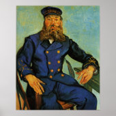 Portrait des Postmanns Joseph Roulin - Van Gogh Poster (Vorne)