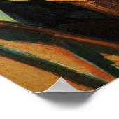 Portrait des Postmanns Joseph Roulin - Van Gogh Poster (Ecke)