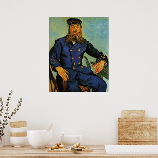 Portrait des Postmanns Joseph Roulin - Van Gogh Poster (Küche)